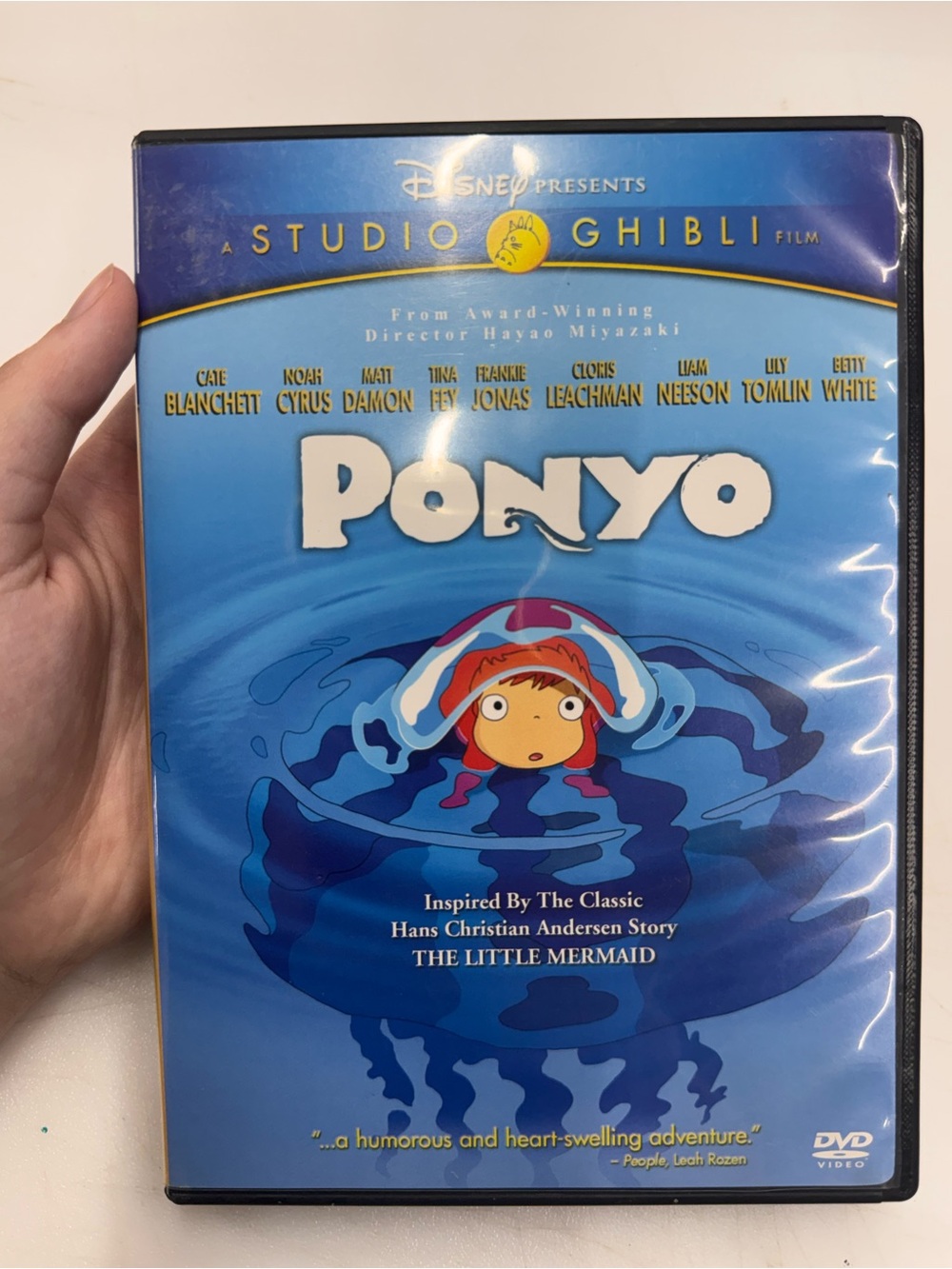 Ponyo [2 Discs] by Hayao Miyazaki: Disney DVD Tested, Working